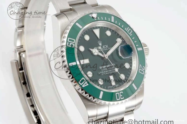 MiroTime 0401 Submariner 116610 LV Green Ceramic APSF 1:1 Best Edition on SS Bracelet VR Stretchable 2376